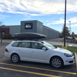 Newly installed Thule Force XXL cargo box